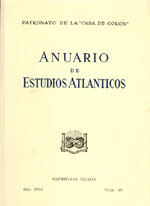 Cubierta de un n&uacute;mero del Anuario de Estudios Atl&aacute;nticos