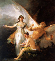 Alegoría de la Constitución de 1812, Francisco de Goya, Museo de Estocolmo